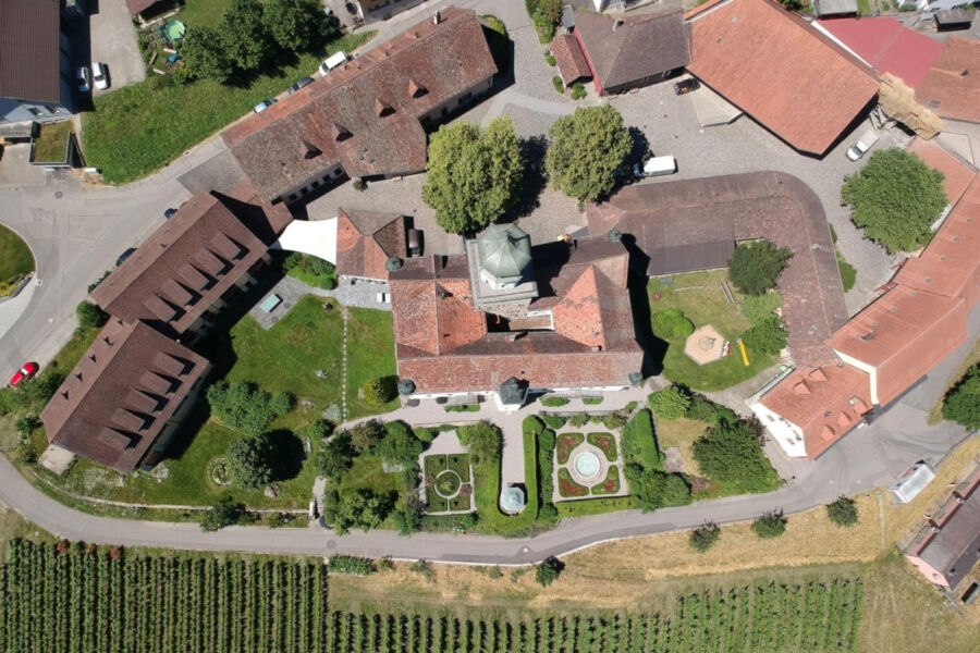 Schloss Herdern Luftbild
